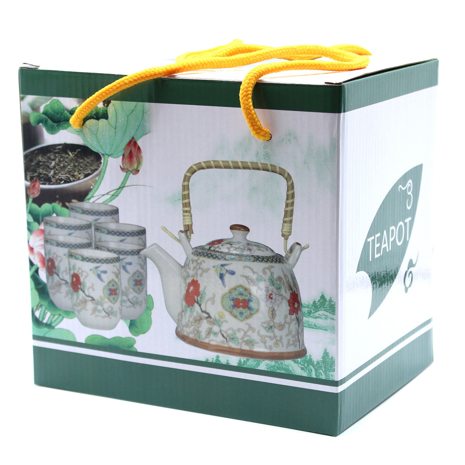 -3-Herbal Teapot Set - White Stone Oriental-3