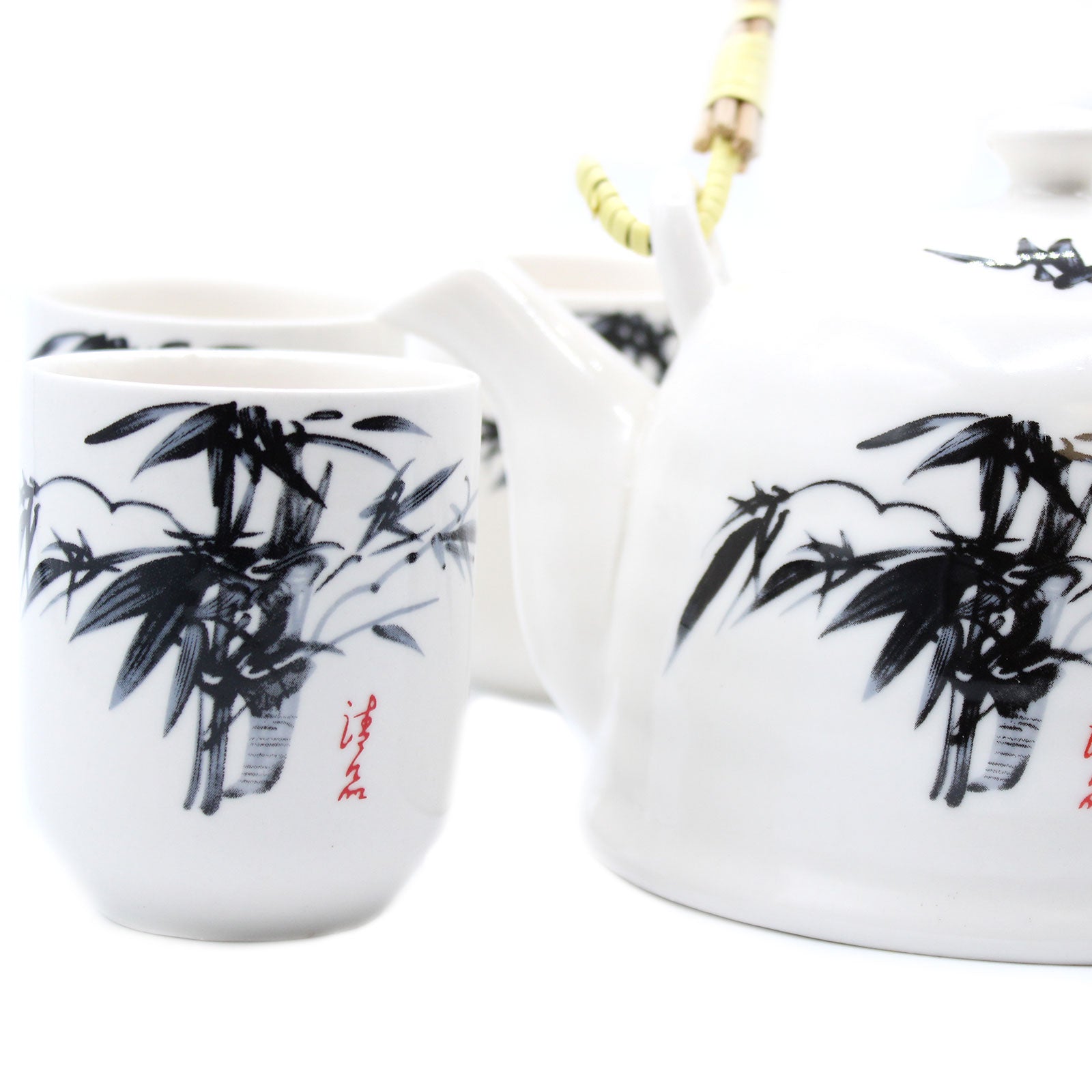 -1-Herbal Teapot Set - White Stone Oriental-1