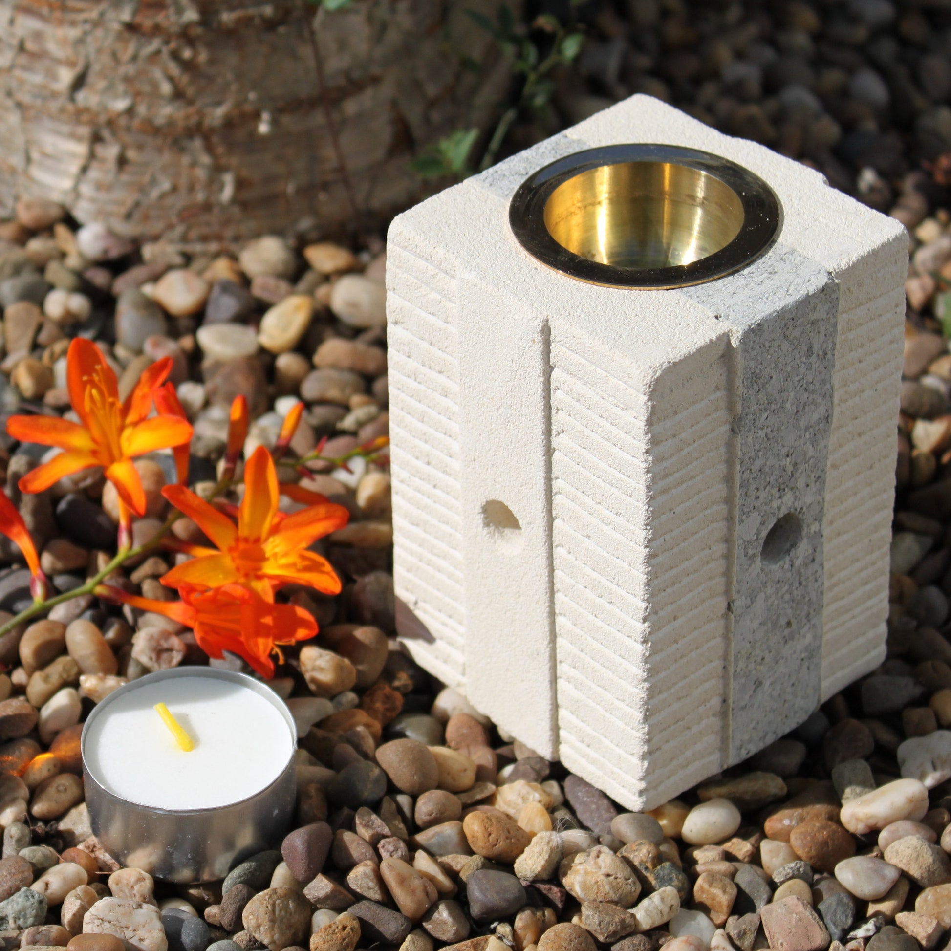 -1-Stone Oil Burner - Combo Square-1