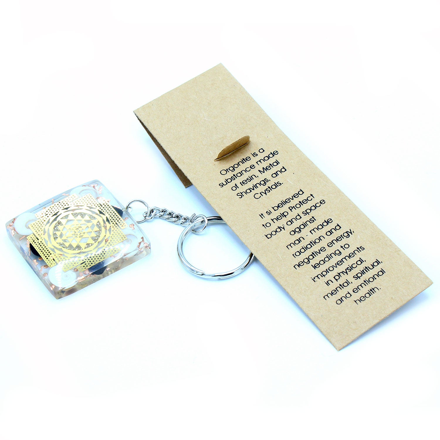 -2-Orgonite Power Keyring - Home Protect Tourmaline-2