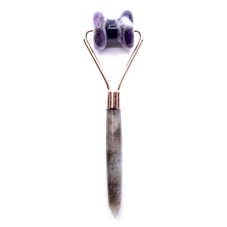 --Gemstone Jawline Roller - Amethyst-