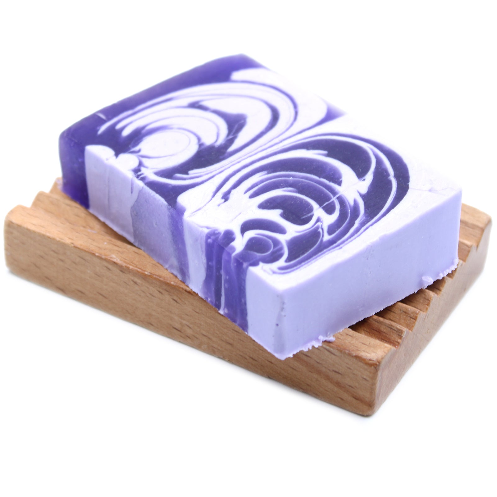 --Handcrafted Soap 100g Slice  - Lilac-