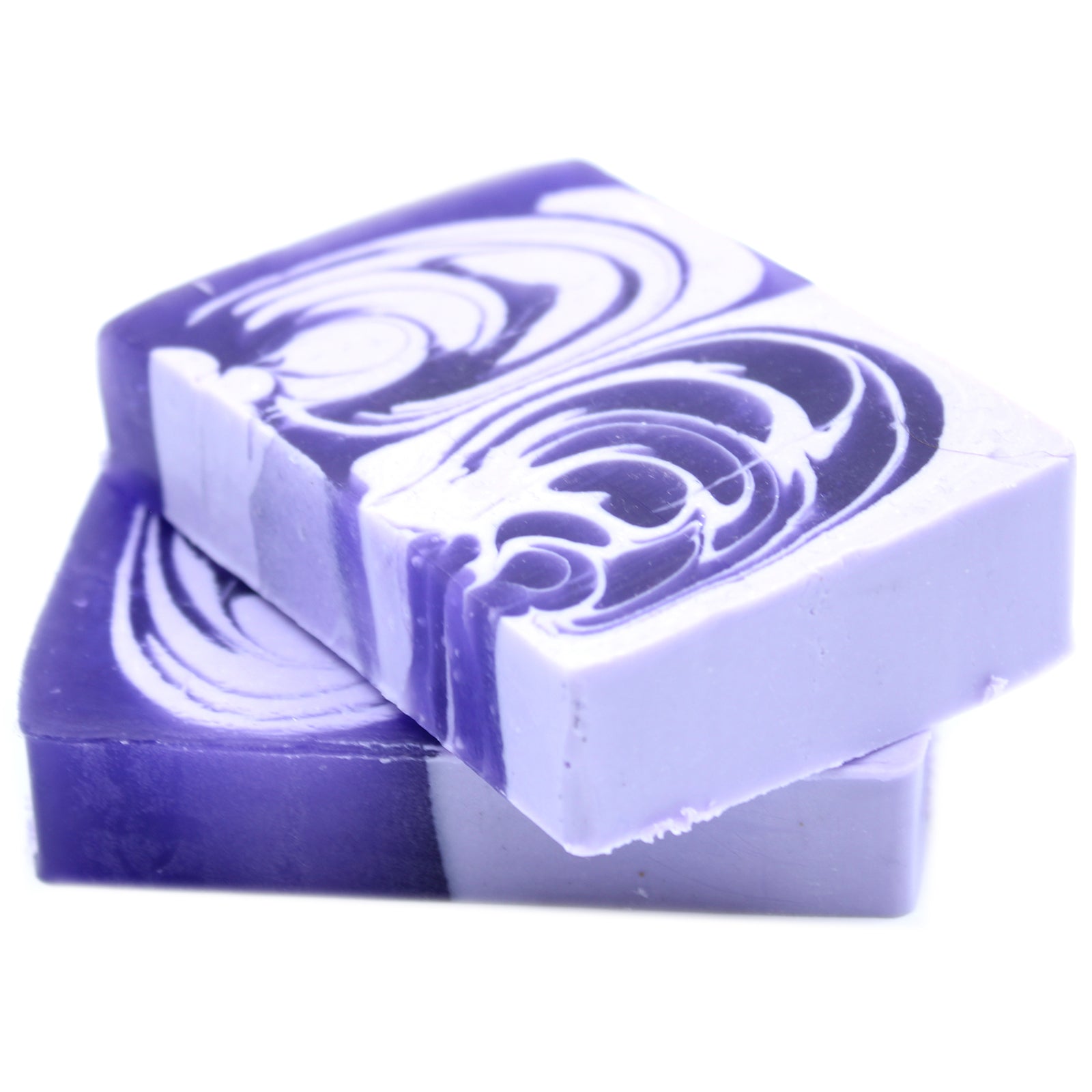 -3-Handcrafted Soap 100g Slice  - Lilac-3