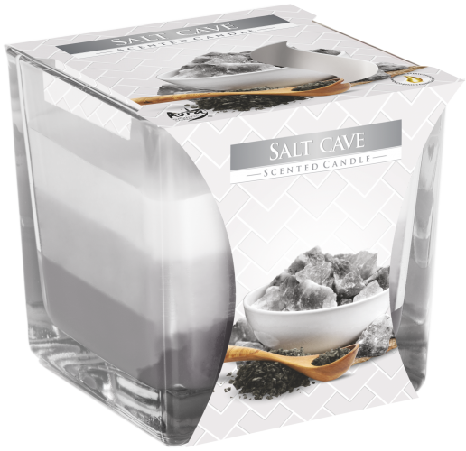 --Rainbow Jar Candle - Salt Cave-