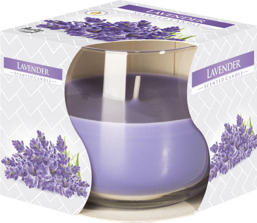 --Scented Glass Jar Candle - Lavender-