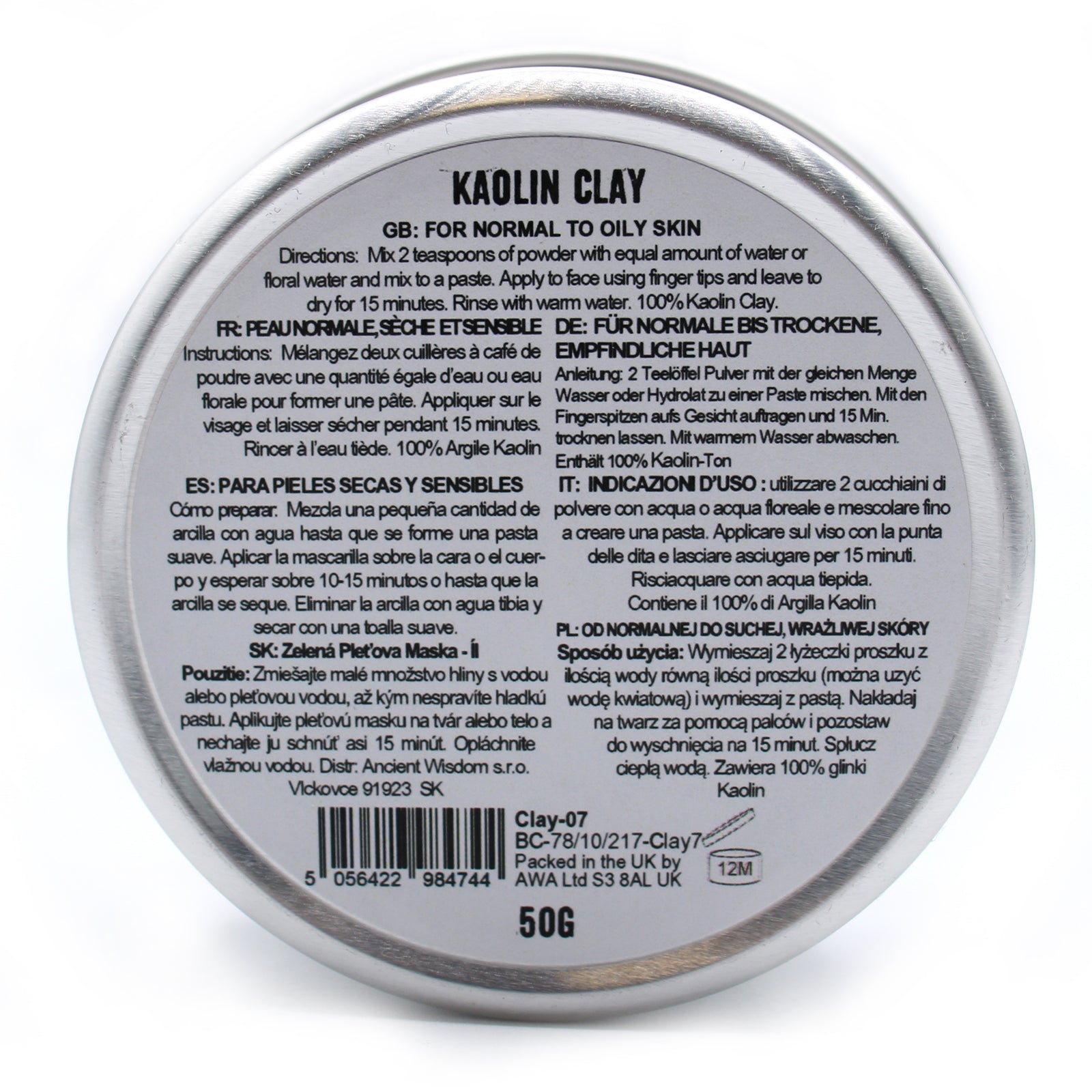 -2-Kaolin Clay 50g-2