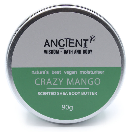 --Scented Shea Body Butter 90g - Crazy Mango-