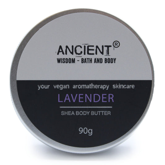 --Aromatherapy Shea Body Butter 90g - Lavender-