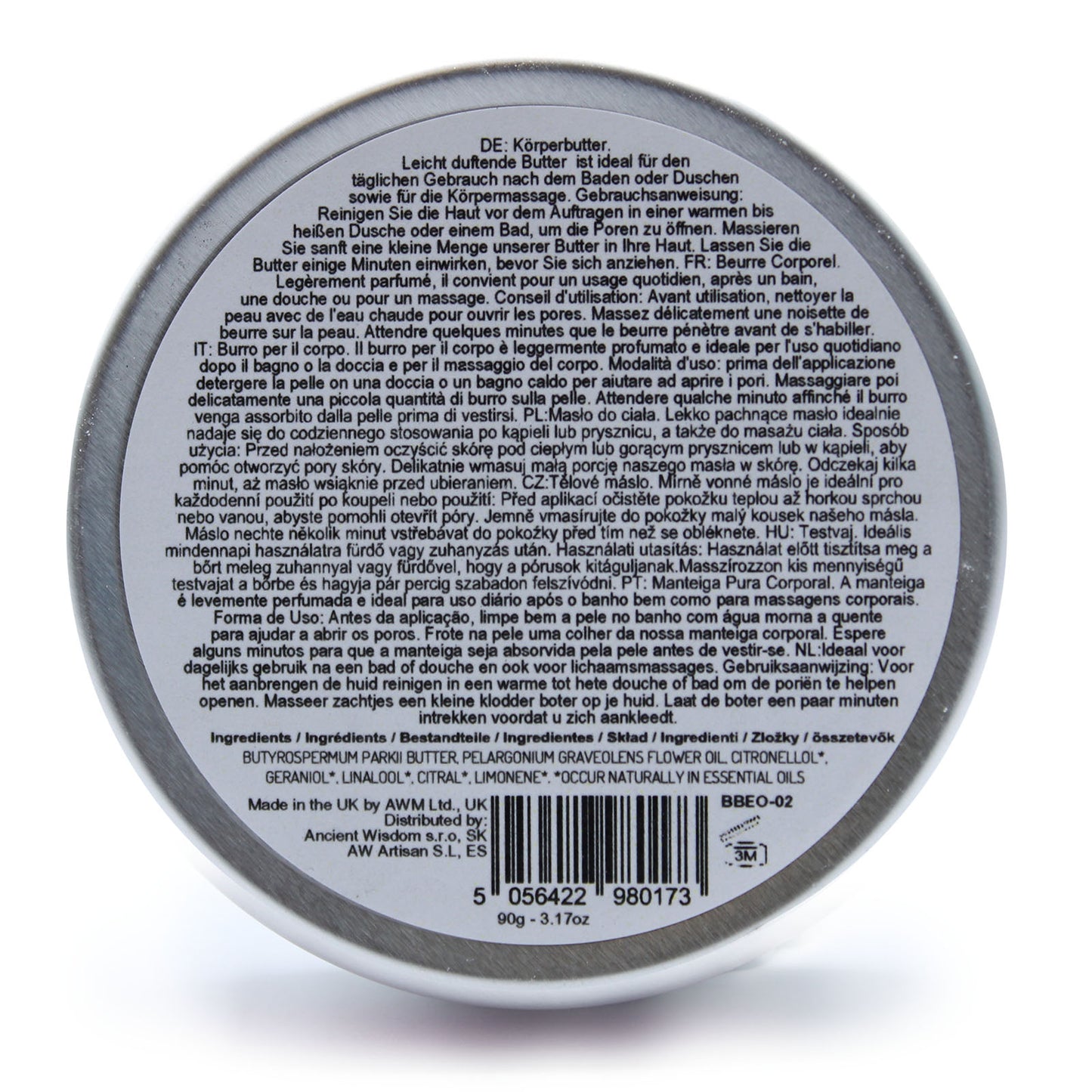 -2-Aromatherapy Shea Body Butter 90g - Geranium-2