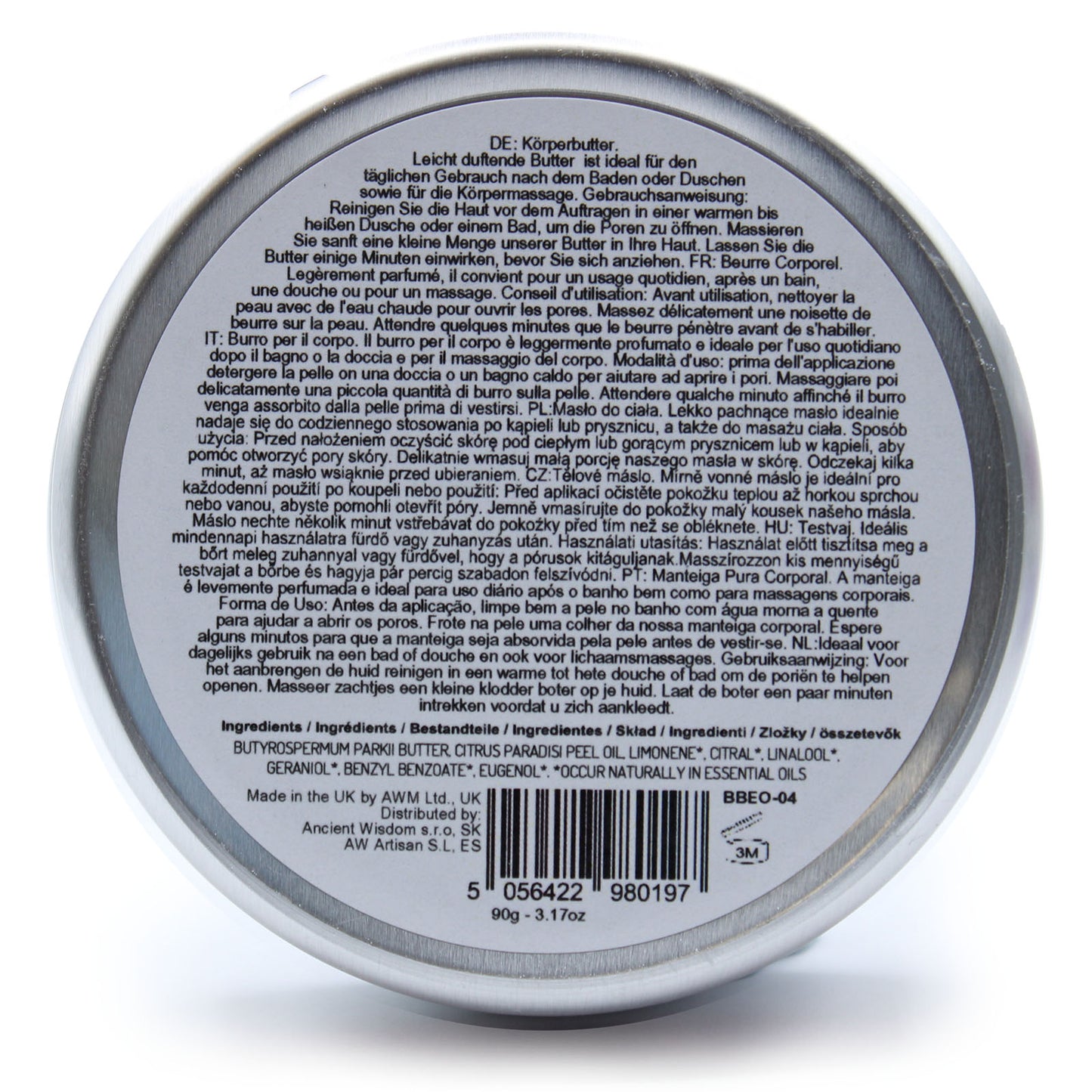 -2-Aromatherapy Shea Body Butter 90g - Grapefruit-2