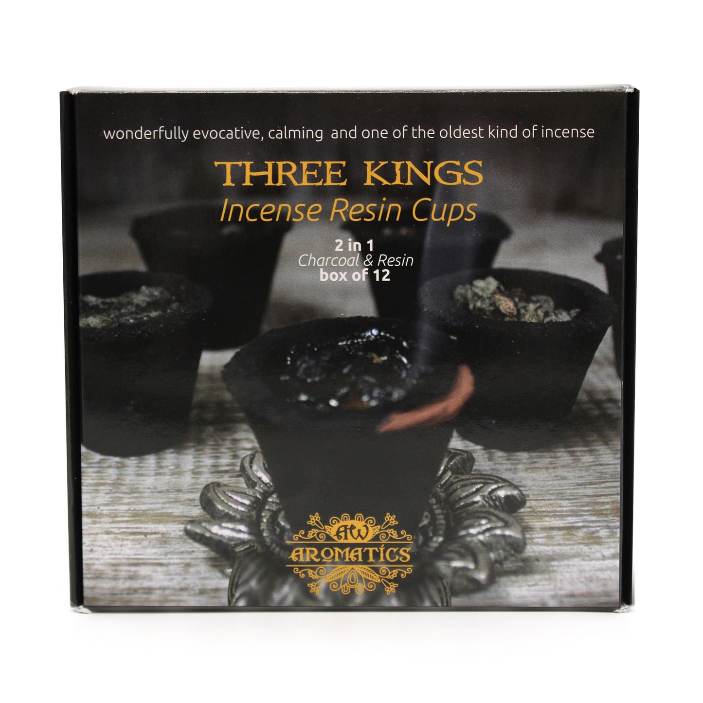 --Box of 12 Resin Cups - Three Kings-