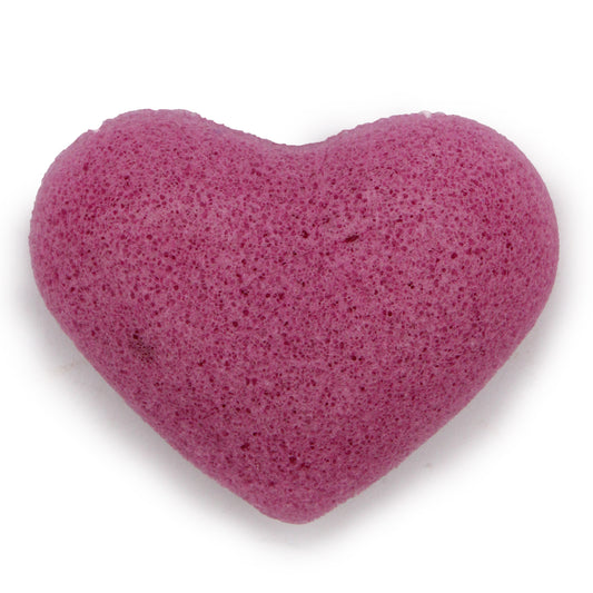 --Konjac Heart Sponge - Lavender-