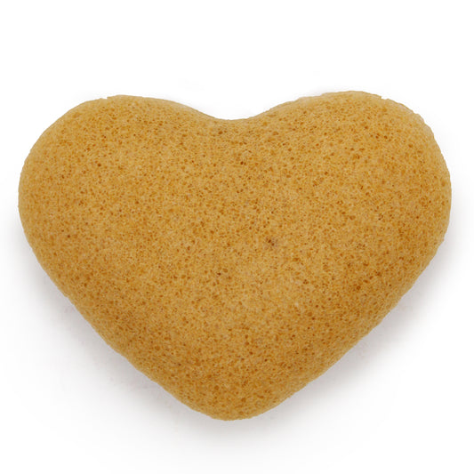 --Konjac Heart Sponge - Peach-