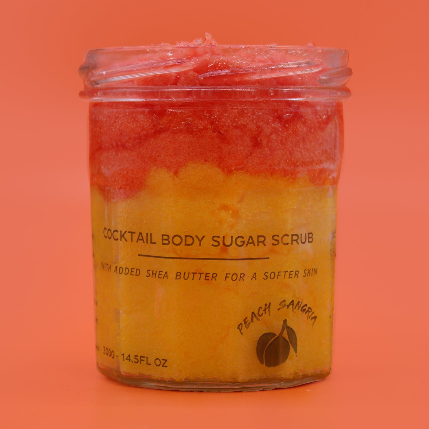 -3-Fragranced Sugar Body Scrub - Peach Sangria 300g-3