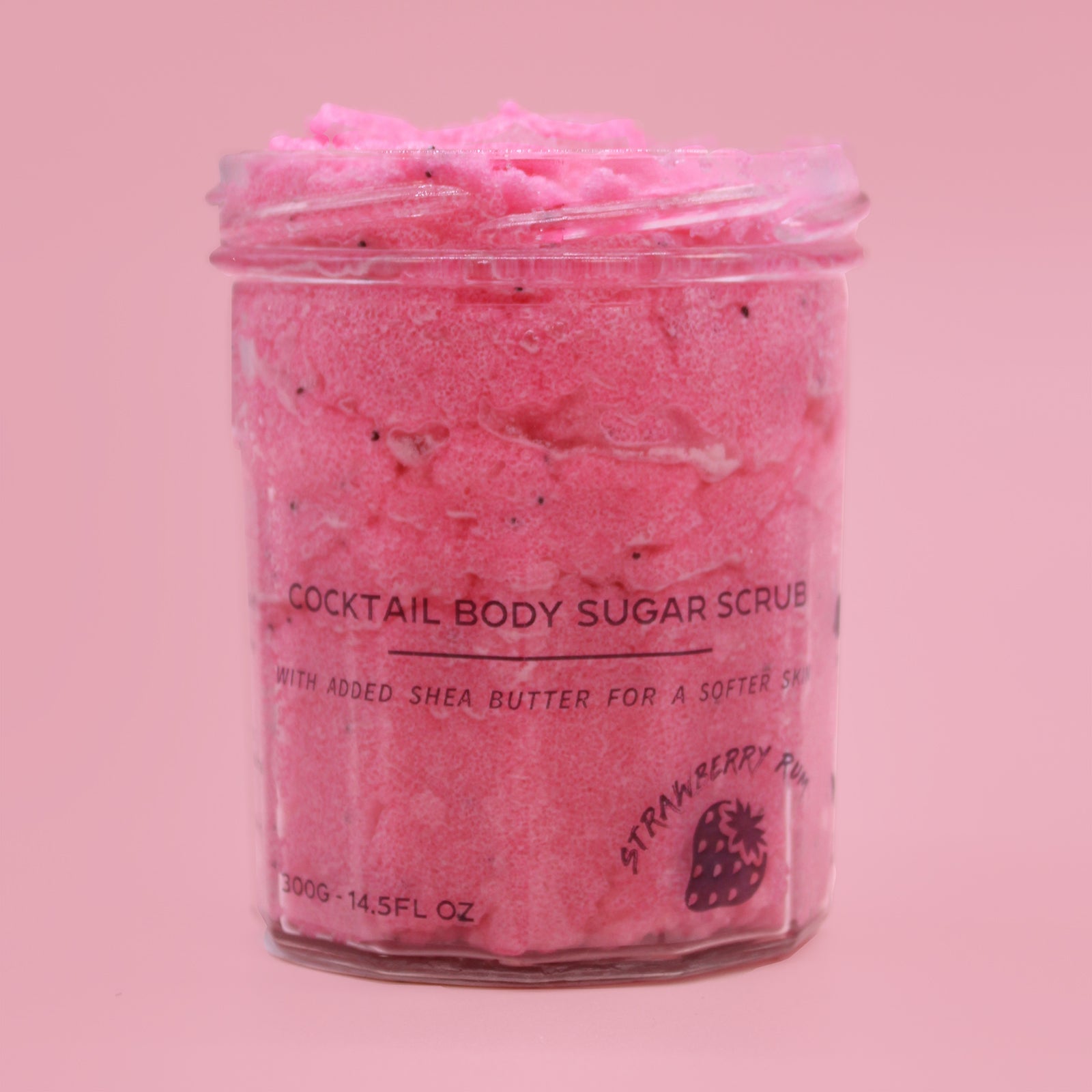 -2-Fragranced Sugar Body Scrub - Strawberry Rum 300g-2