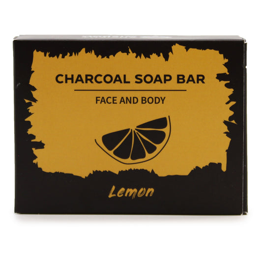 --Charcoal Soap 85g - Lemon-