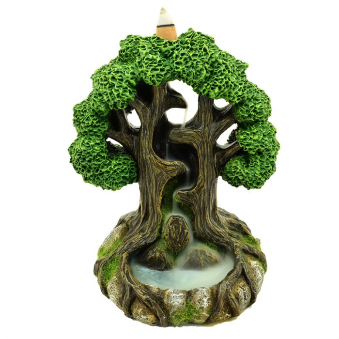 --Waterfall Tree Backflow Incense Burner-