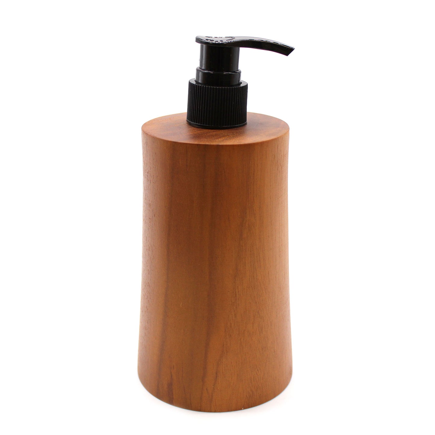 -1-Natural Teakwood Soap Dispenser - Taper-1