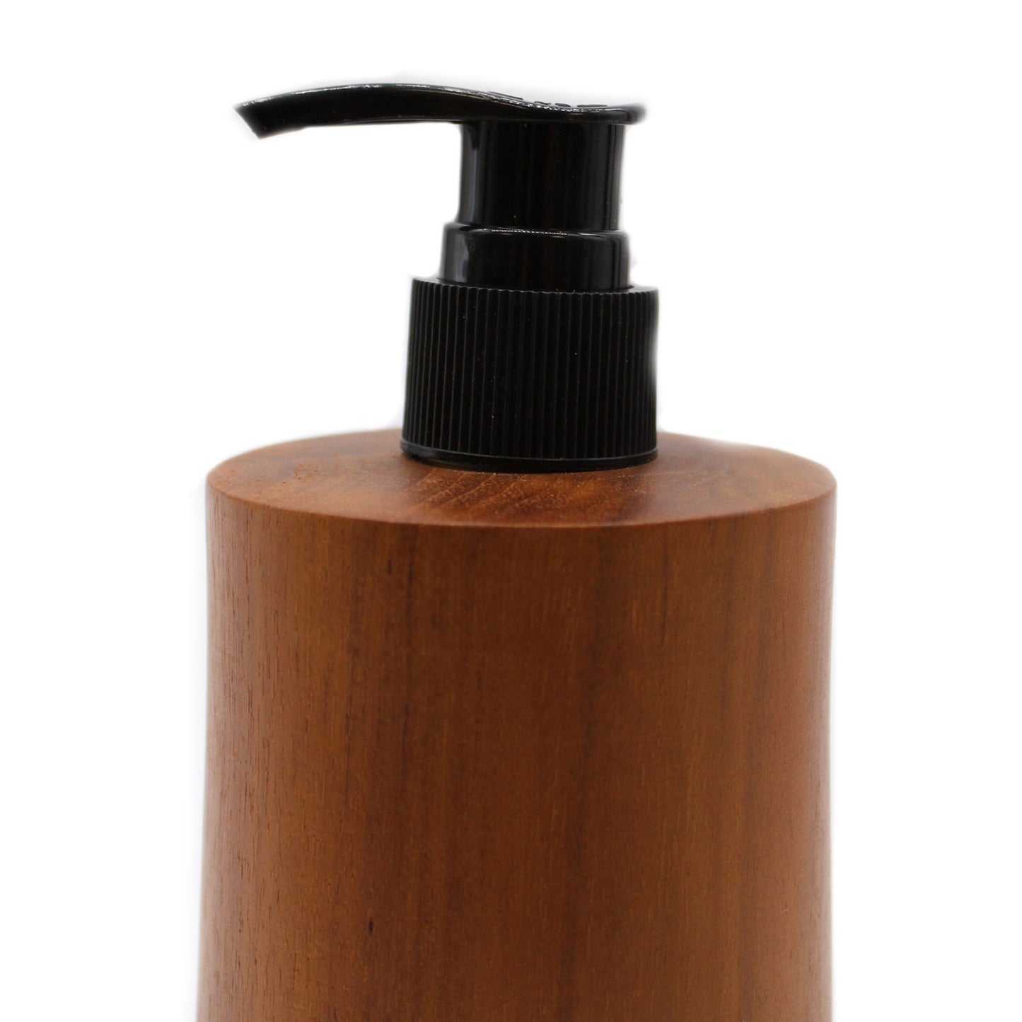 -3-Natural Teakwood Soap Dispenser - Taper-3