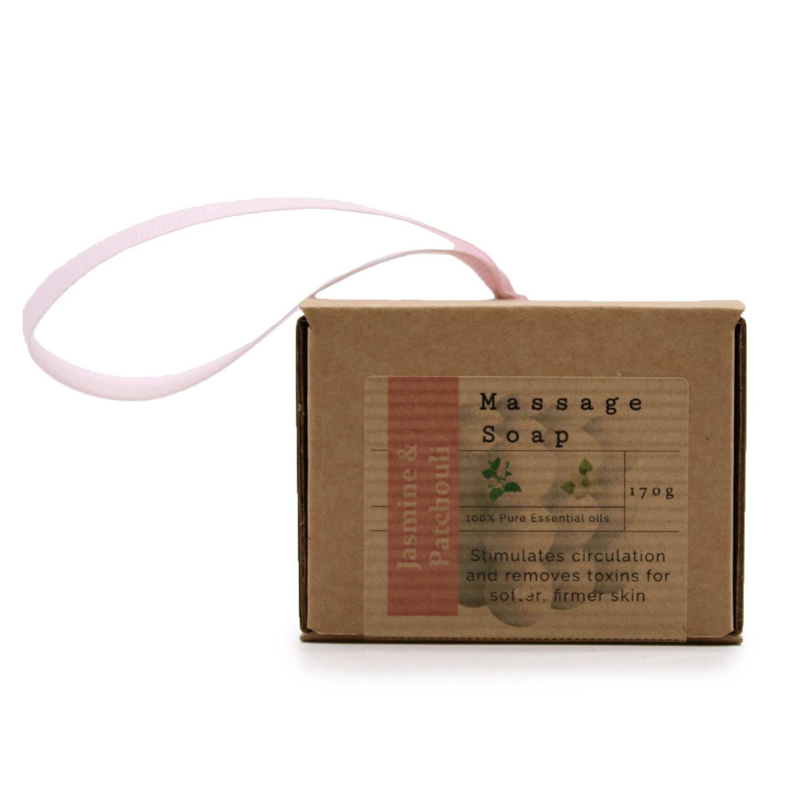 --Boxed Single Massage Soaps - Jasmine & Patchouli-