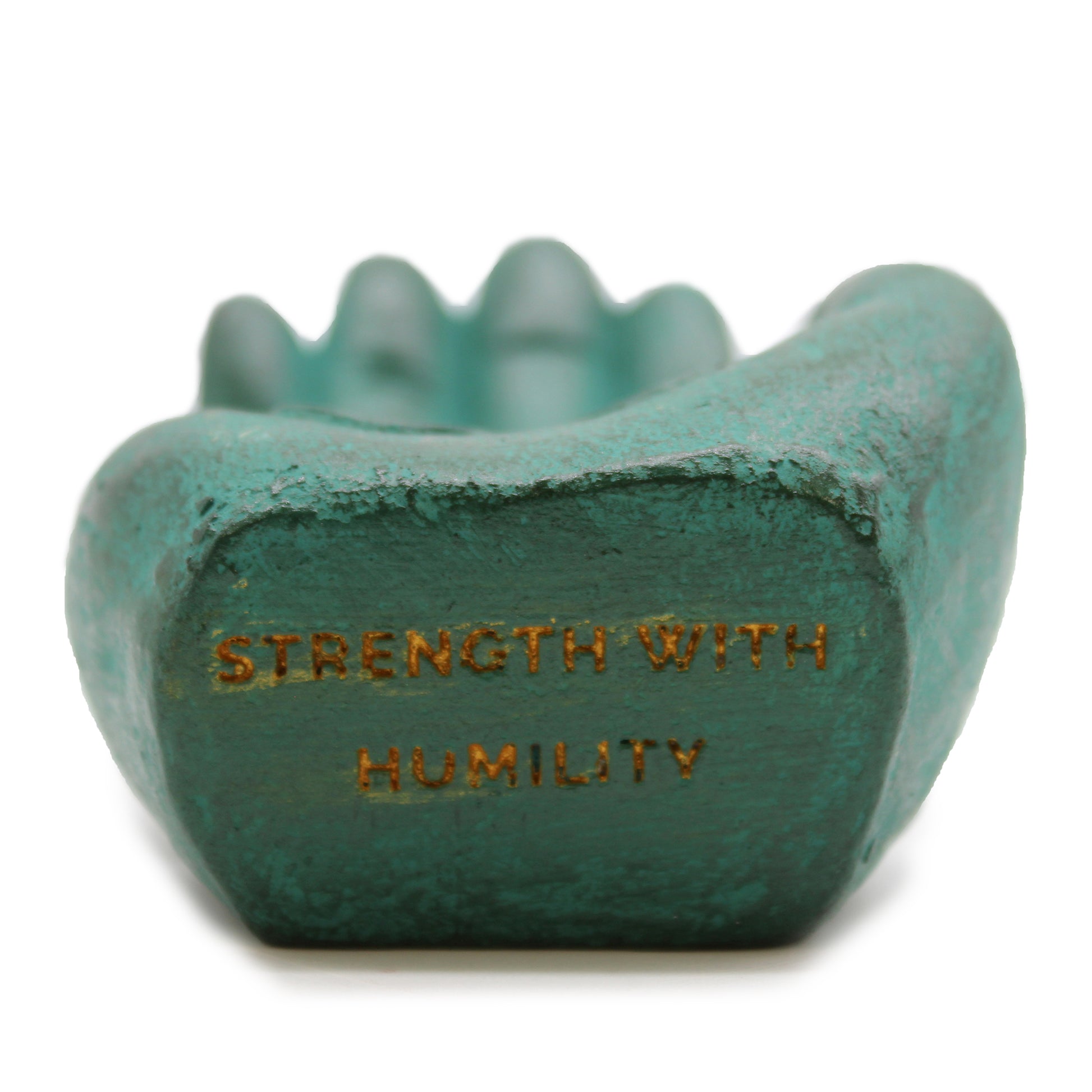 -2-Hand Incense Burner - Strength (green)-2