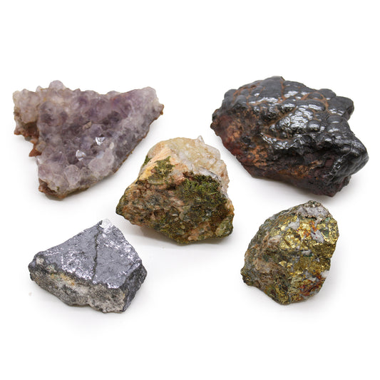 --Rare Mineral Specimens - Pack of 5 - Mix 2-