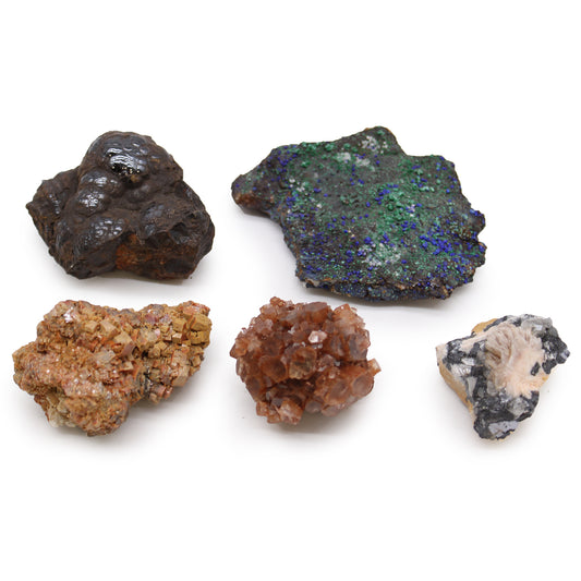 --Rare Mineral Specimens - Pack of 5 - Mix 3-