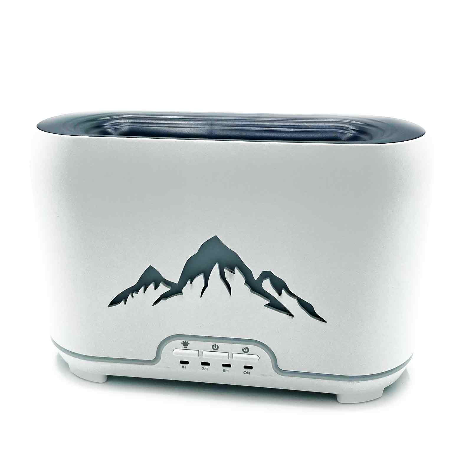 --Himalayas Aroma Diffuser - USB-C - Remote control - Flame Effect-