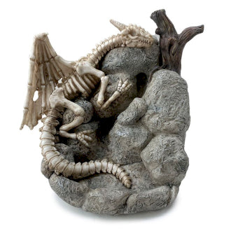 --Sleeping Bones Dragon Skull Backflow Incense Burner-