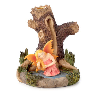 --Ancient Tree Fairy Lake Backflow Incense Burner-