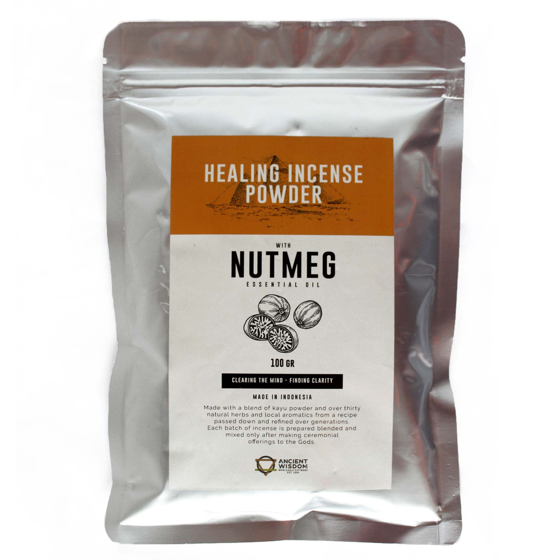 --Healing Incense Powder - Nutmeg 100gm-