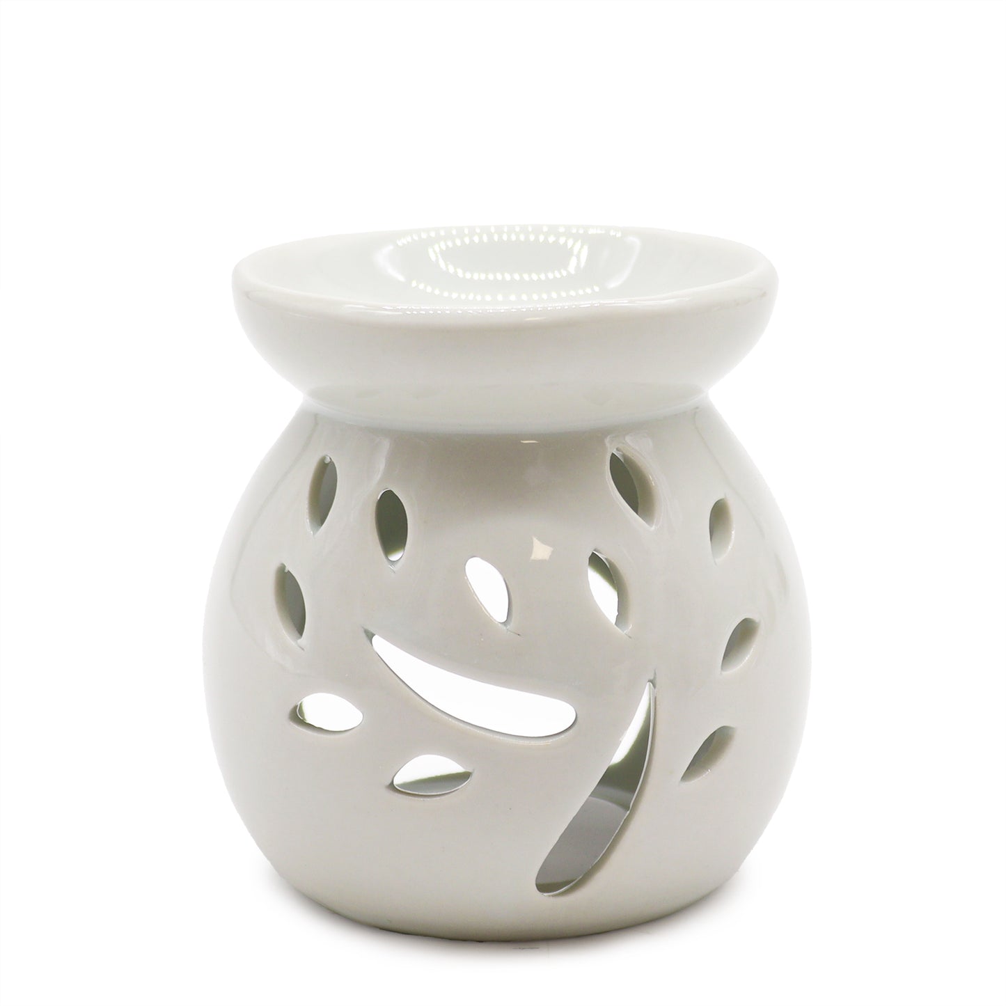 -1-Sm Classic White Oil Burner - Tree Cut-out-1