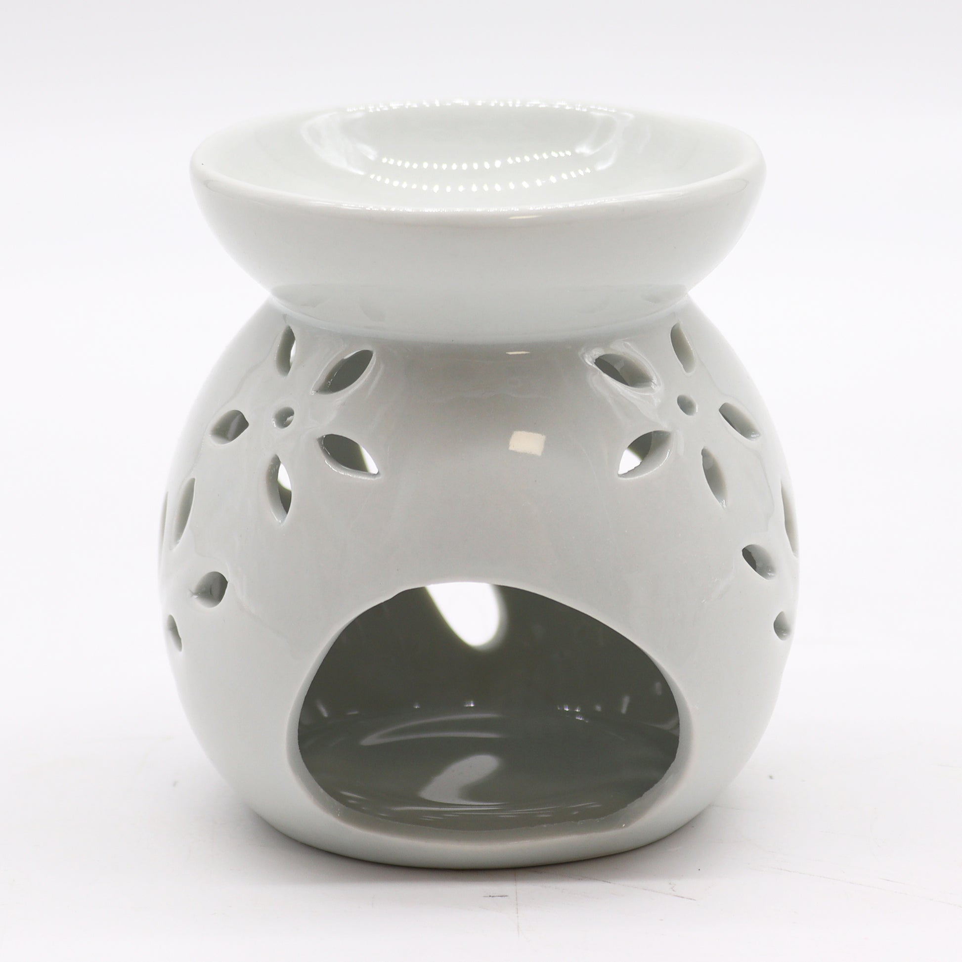 -1-Lrg Classic White Oil Burner - Tree Cut-out-1