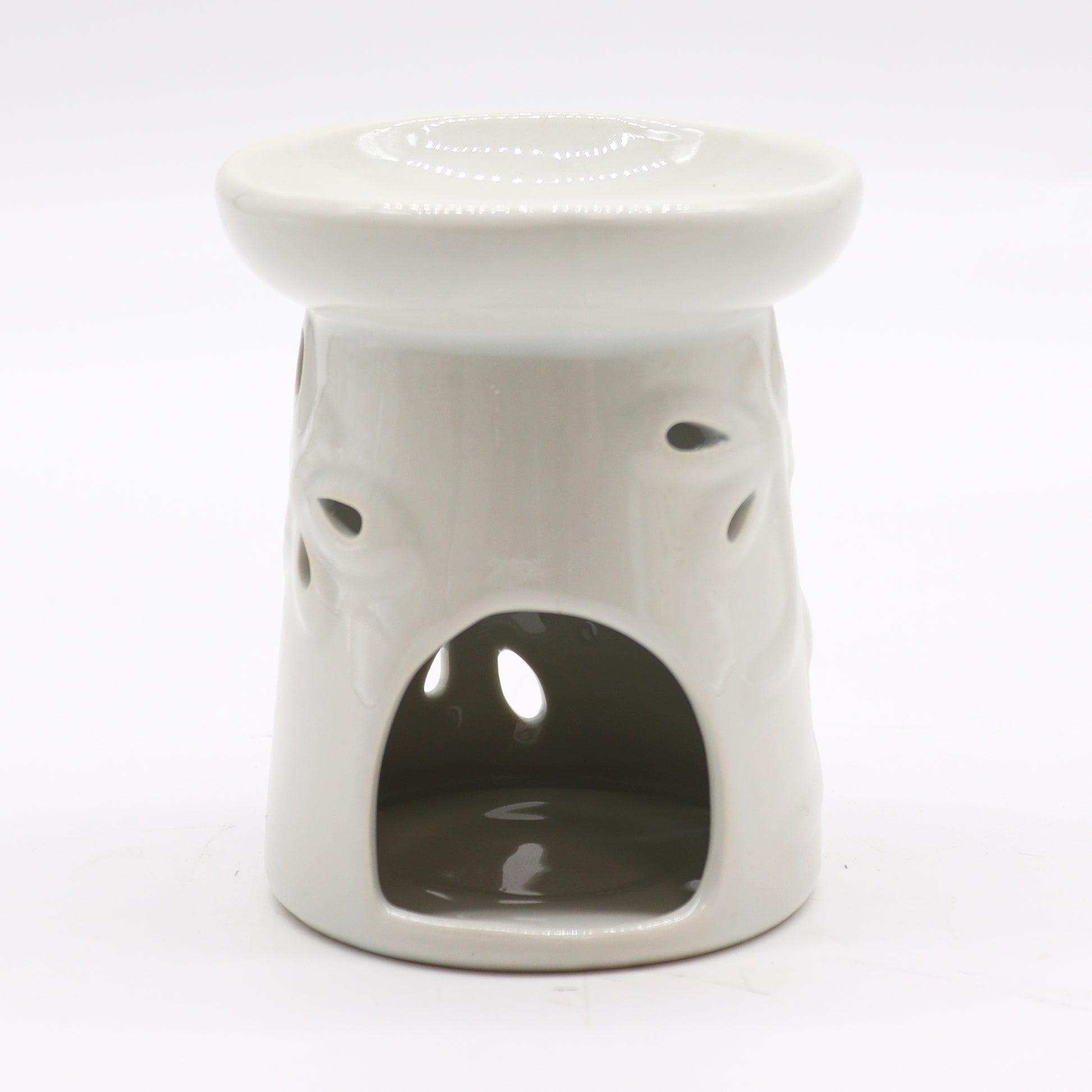 -1-Classic White Oil Burner - Dragonfly-1