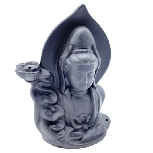 --Backflow Incense Burner - Serene Buddha-