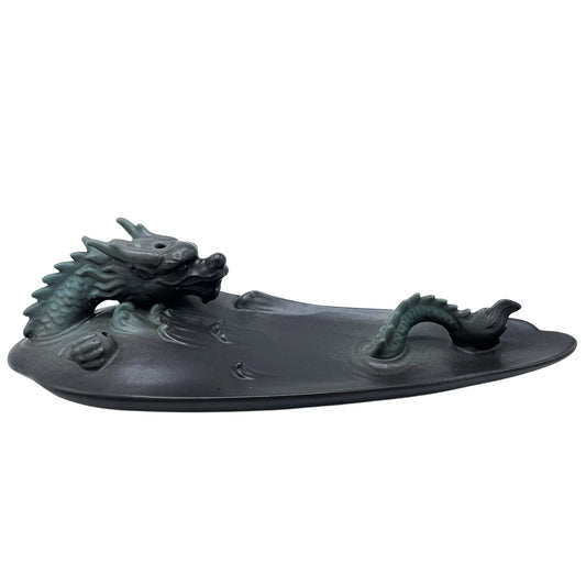 --Backflow Incense Burner - Dragon in Pool with Surprising Details-