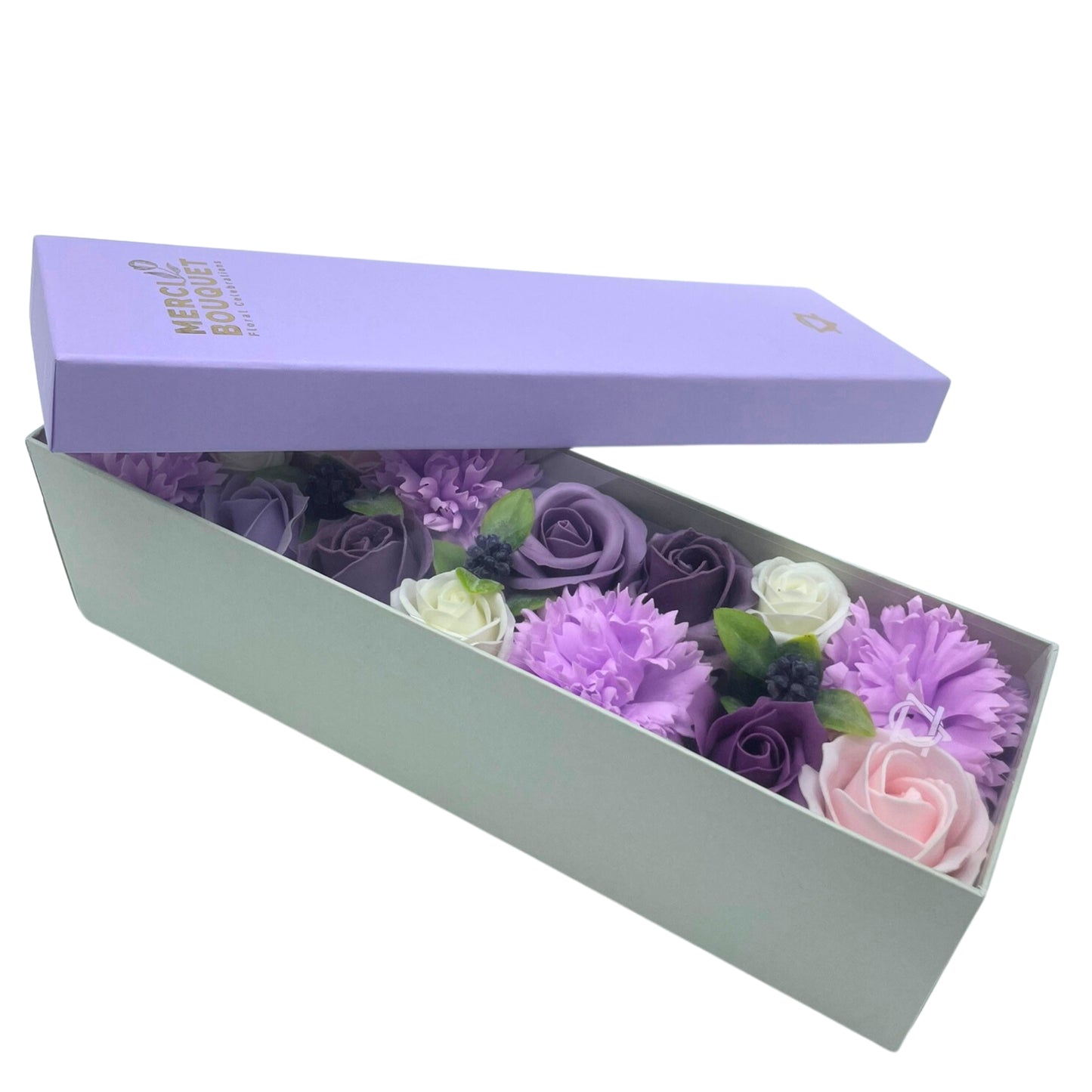 -3-Long Box -  Lavender Rose & Carnation-3