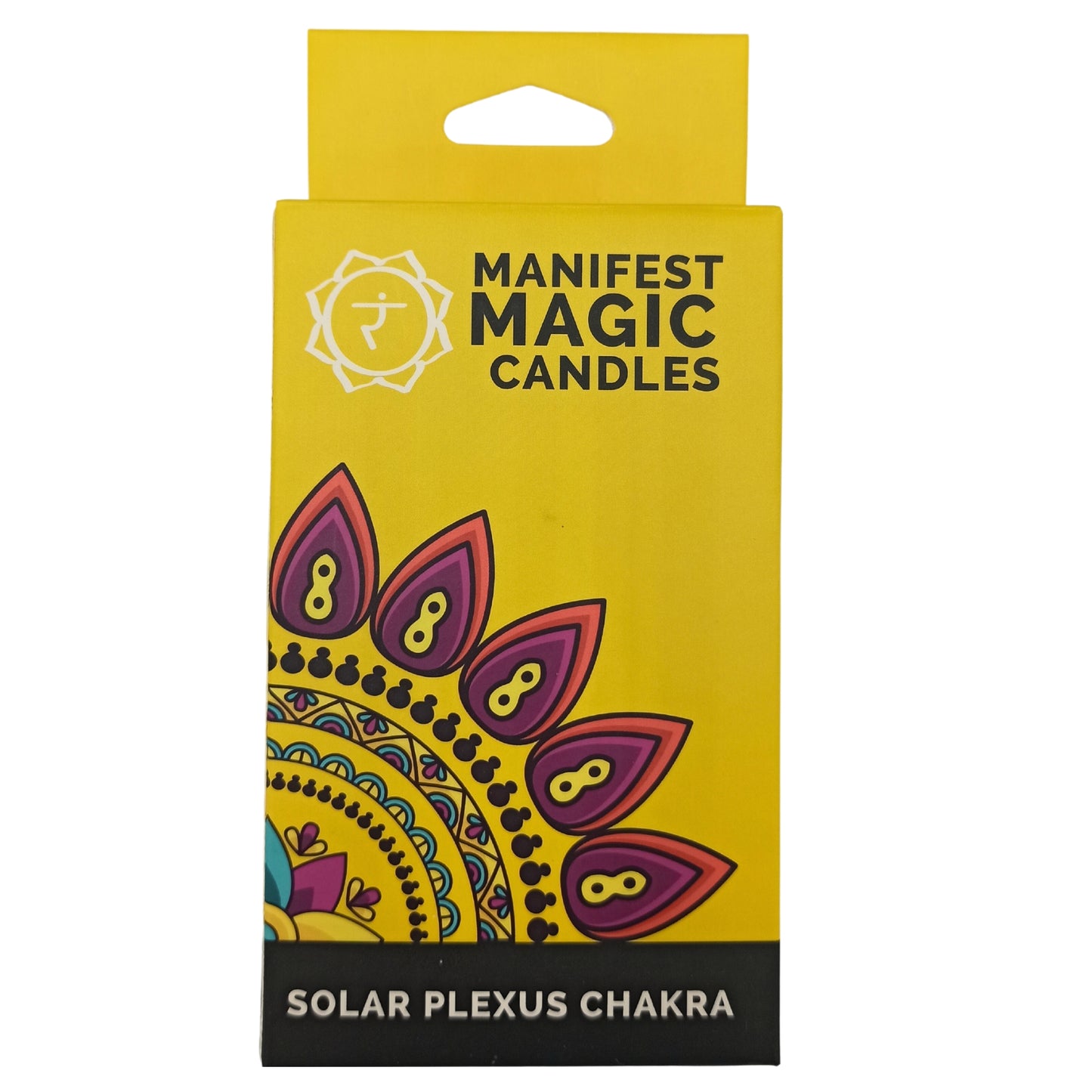 --Manifest Magic Candles (pack of 12) - Yellow - Solar Plexus Chakra-