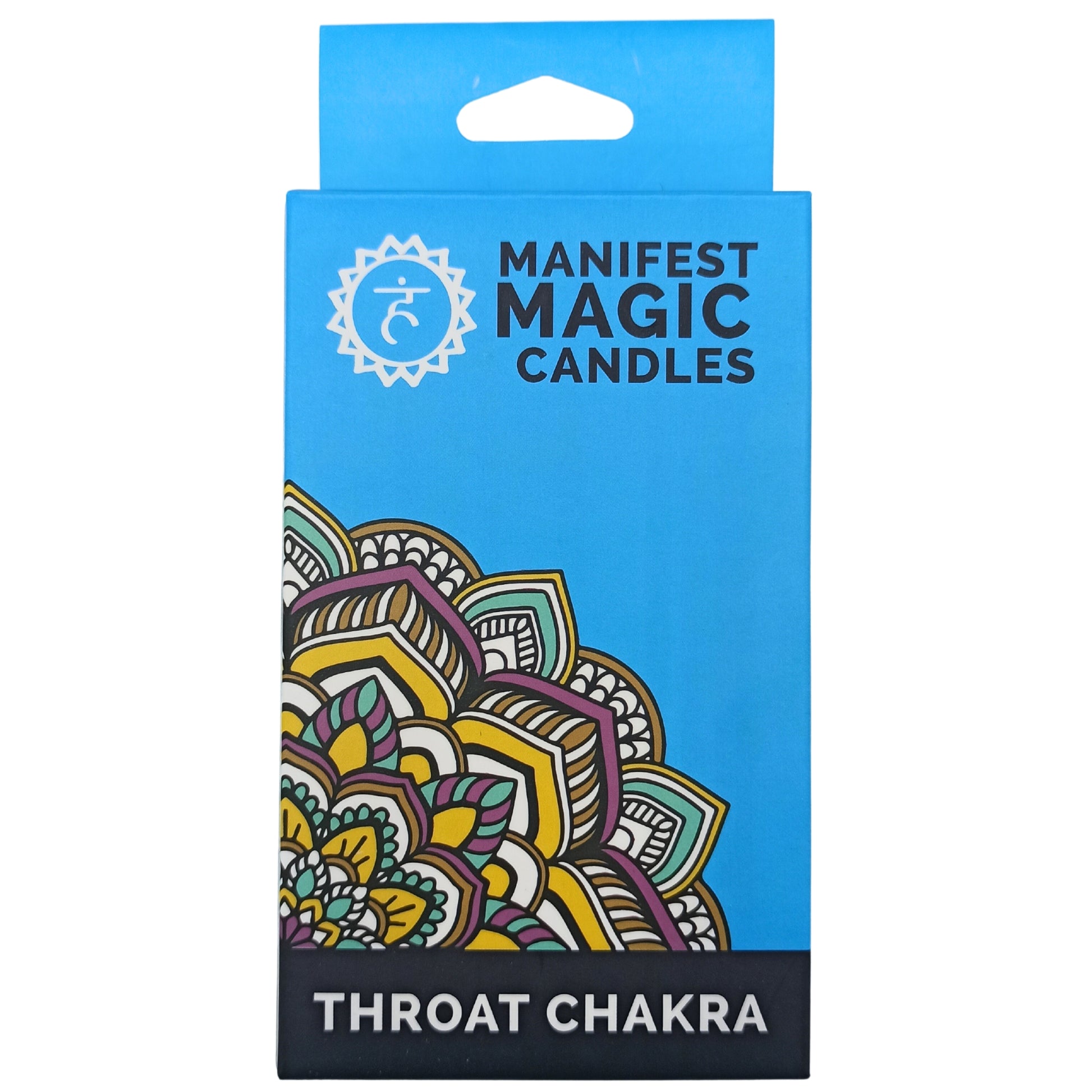 --Manifest Magic Candles (pack of 12) - Blue - Throat Chakra-