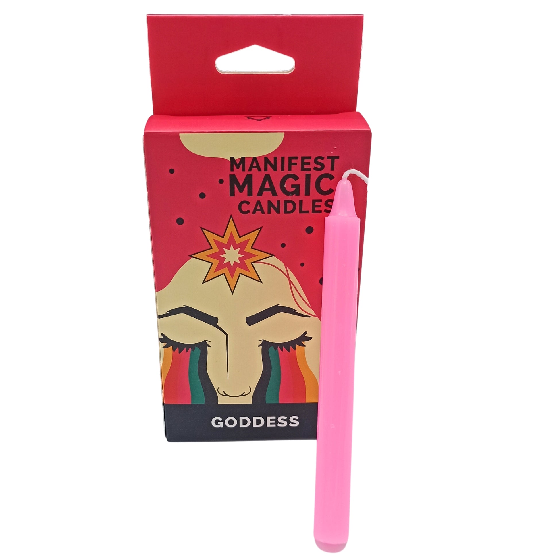 -1-Manifest Magic Candles (pack of 12) - Pink-1