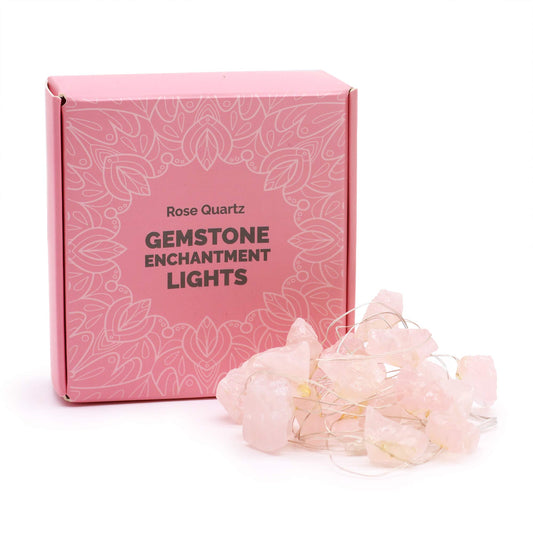 --Gemstone Enchantment Lights - Rose Quartz-