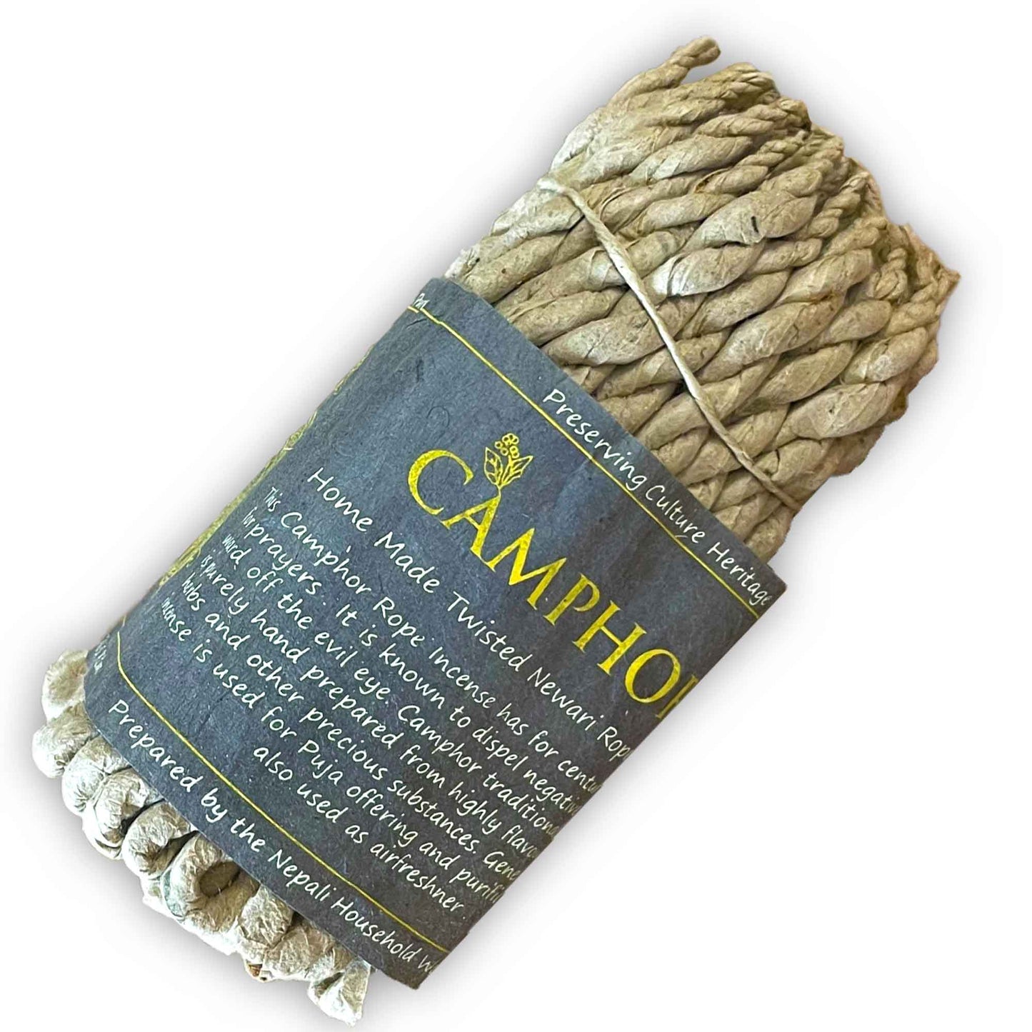 --Pure Herbs Rope Incense - Camphor-