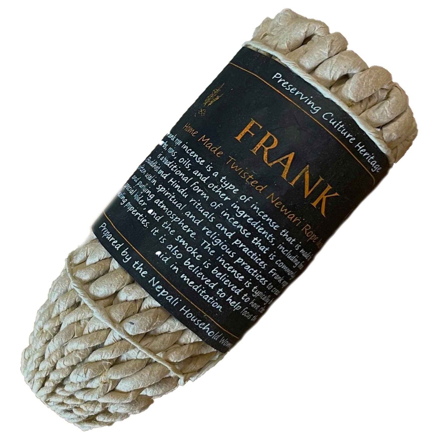 --Pure Herbs Rope Incense - Frankinsence-