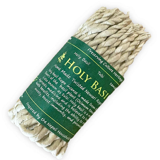 --Pure Herbs Rope Incense - Holy Basil-