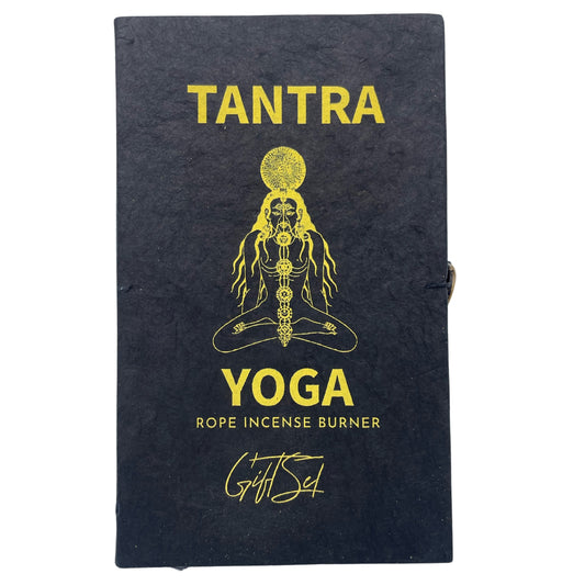 --Rope Incense and Silver Plated Holder Set - Tantra Yoga-