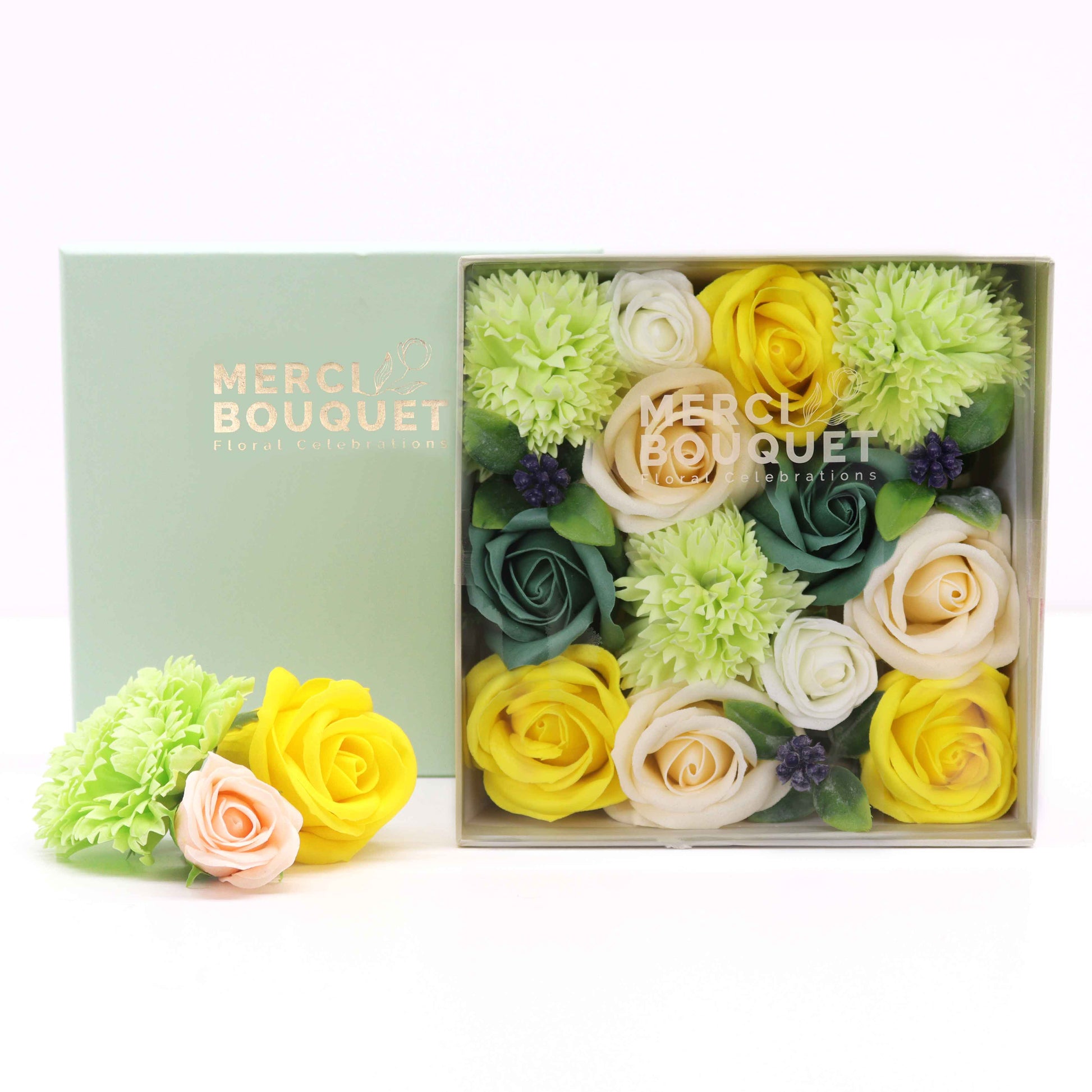 -1-Square Box - Spring Celibrations - Yellow & Greens-1