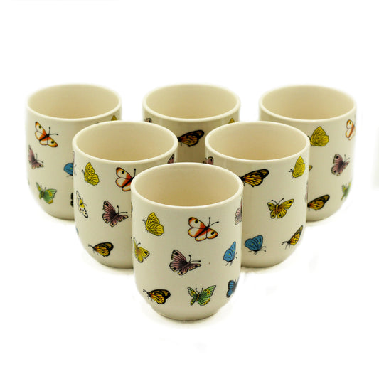 --Herbal Tea Cups - Butterflies-