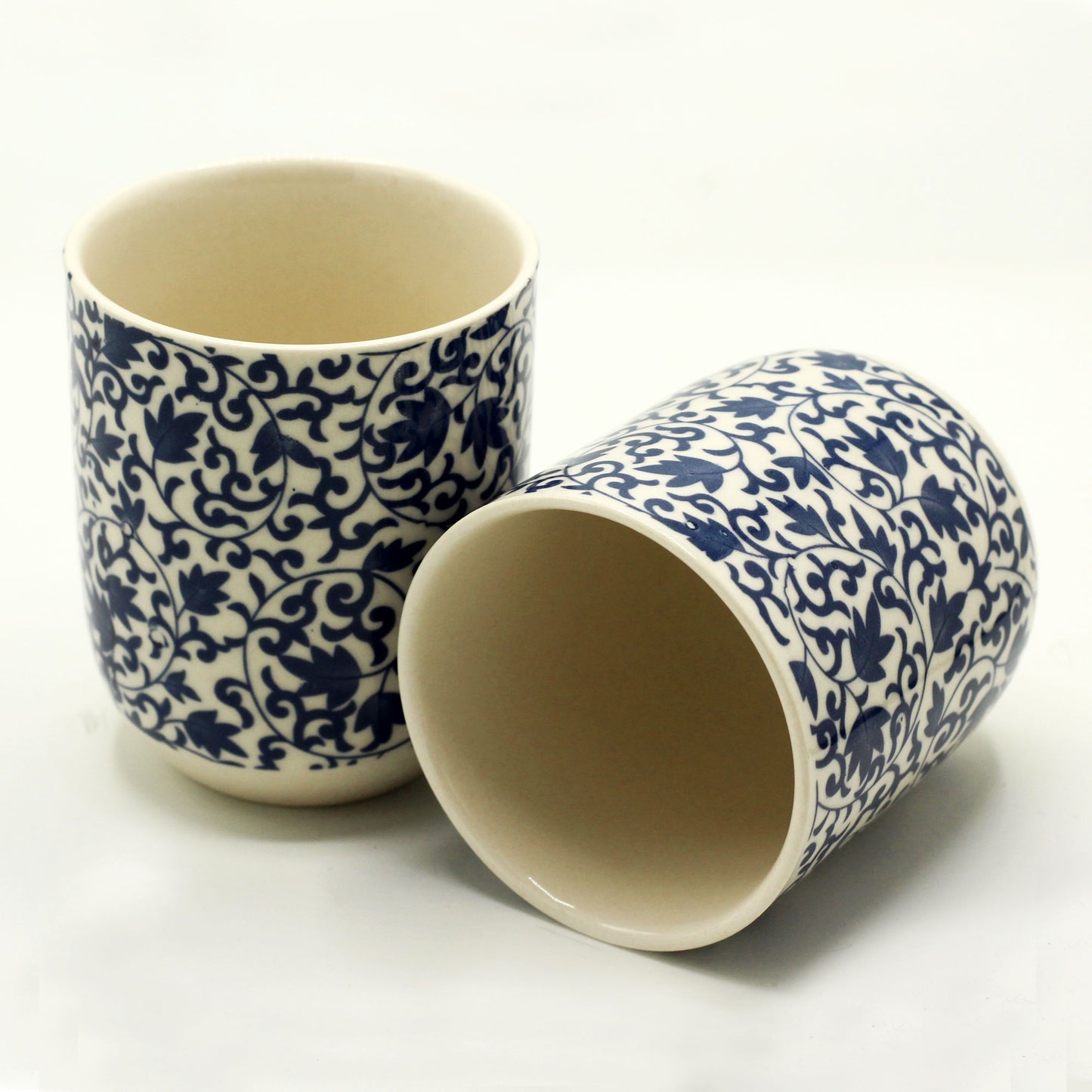 -1-Herbal Tea Cups - Blue Pattern-1