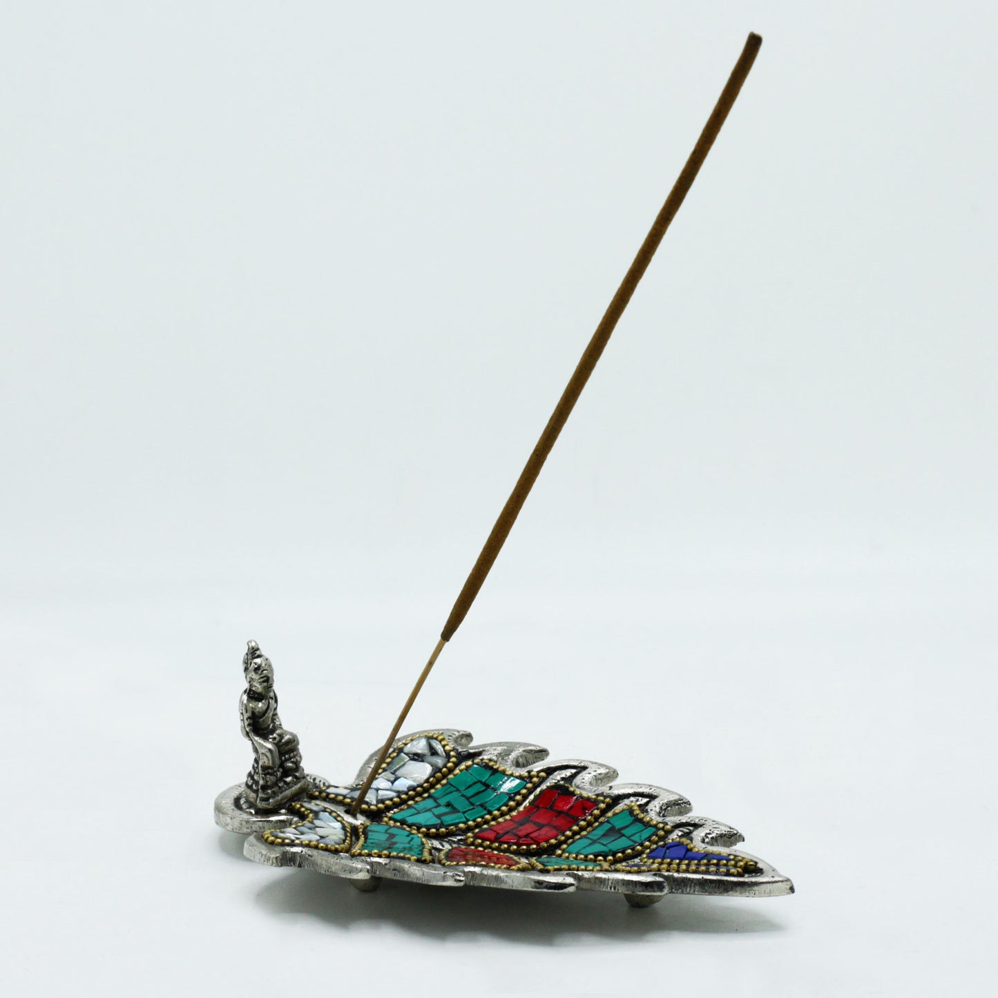 -1-Buddha Leaf Tibetan Incense Holder-1