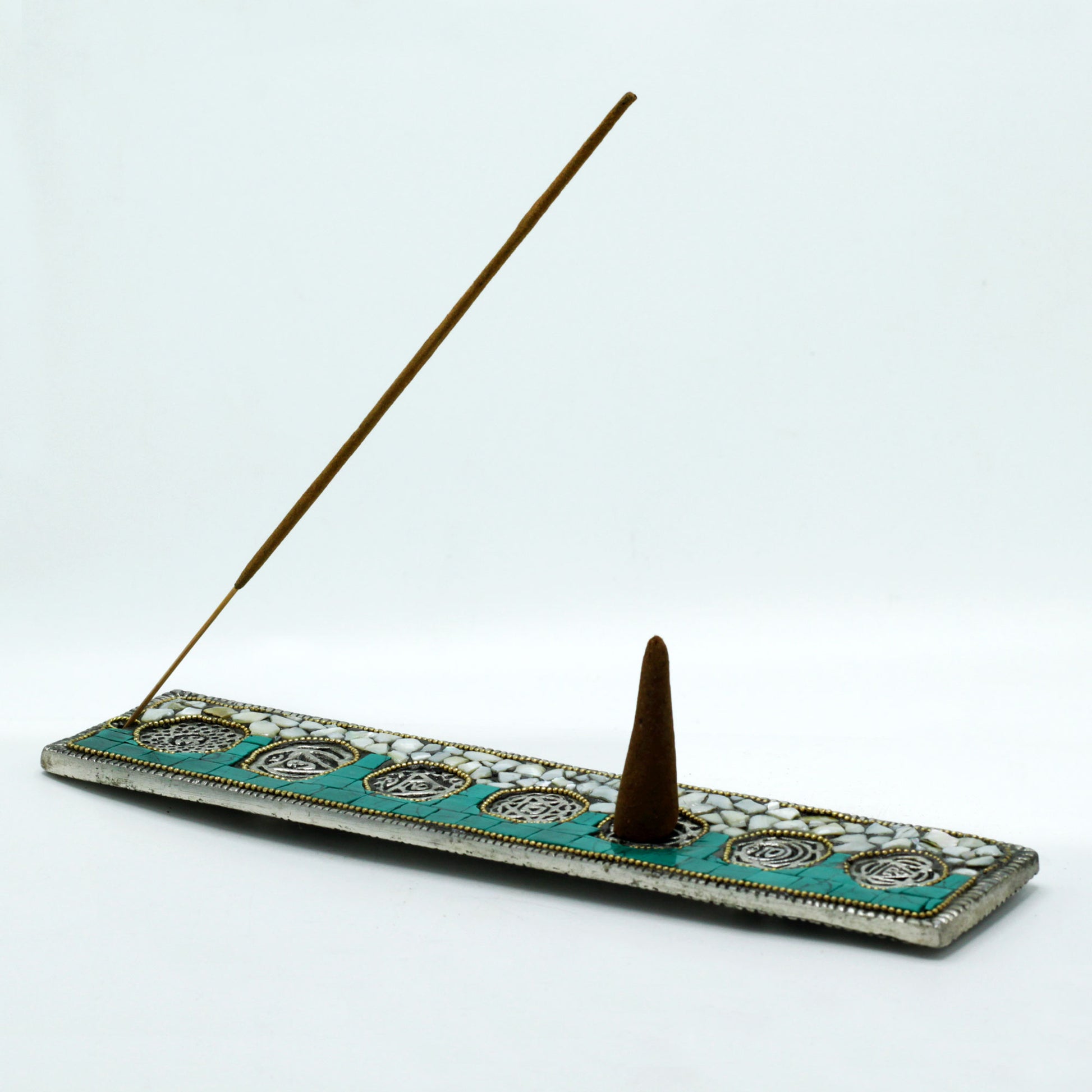 -1-Seven Chakra Tibetan Decor Incense Holder-1